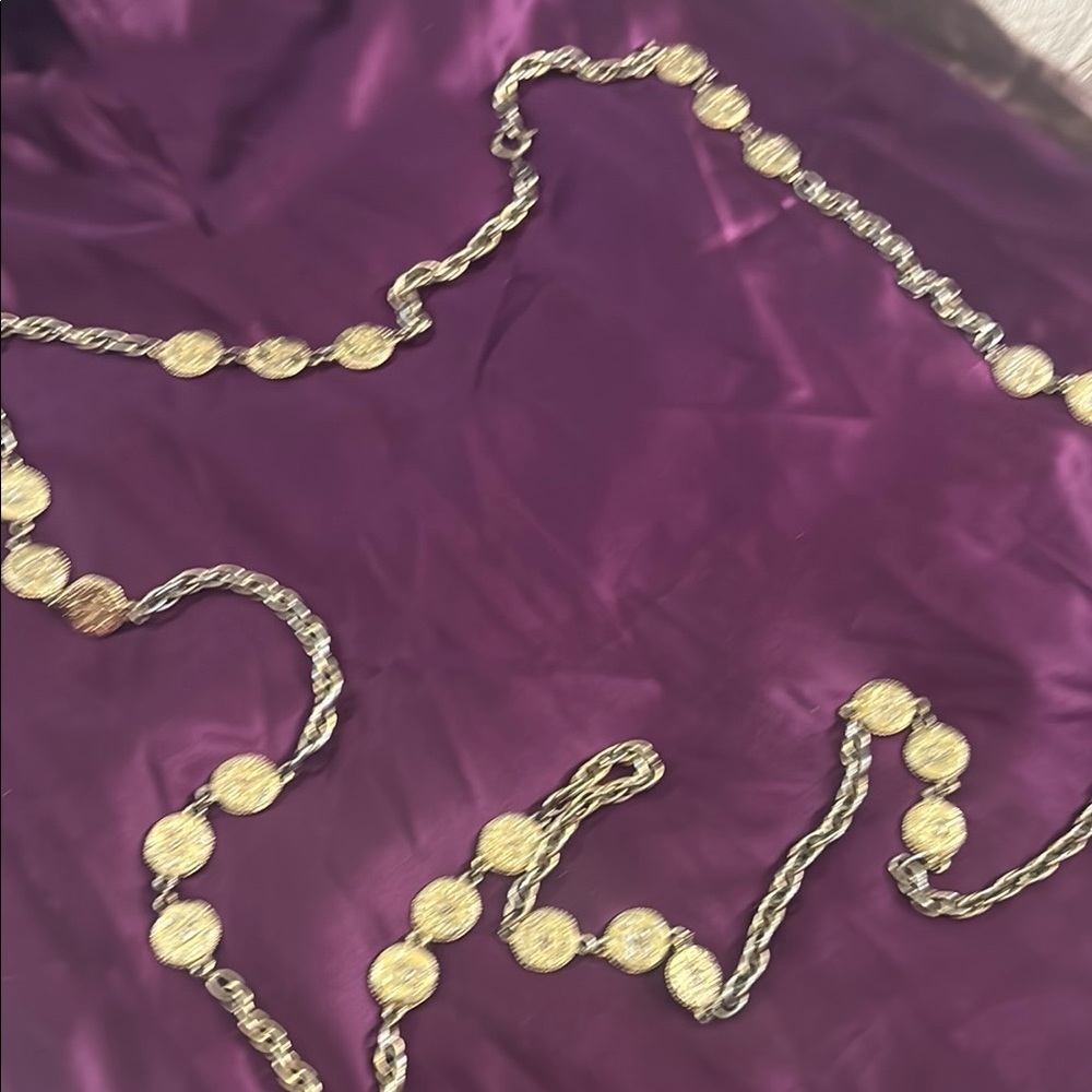 CHANEL Gold Necklace with Intricate Medallions - Picture 3 of 8